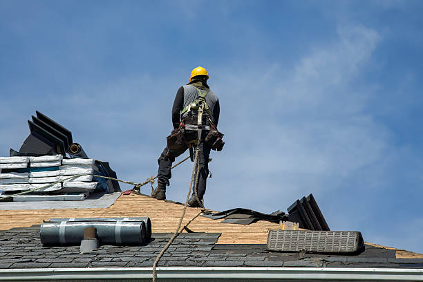 Professional Flat Roof Repair technician working in Mascot, TN